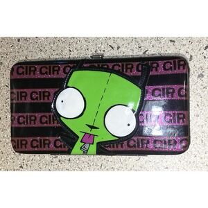 2012 Viacom Hot Topic Invader Zim GIR Hardcase Wallet Rare Glitter